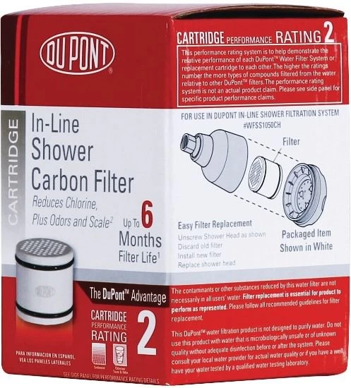 SSC0501 DuPont® In-Line Shower Carbon Filter - Image 2